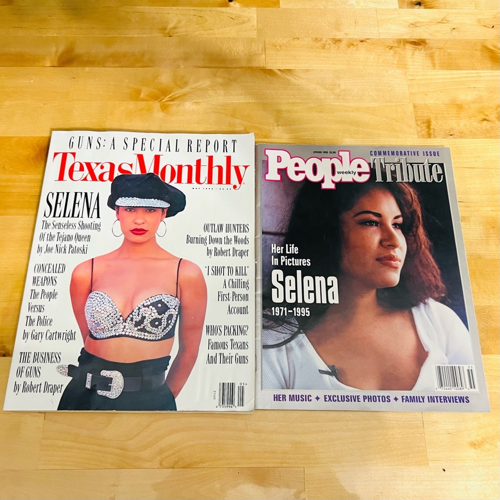 Vintage Selena Cover Magazines- Texas Monthly May 1995 People Weekly Spring 1995